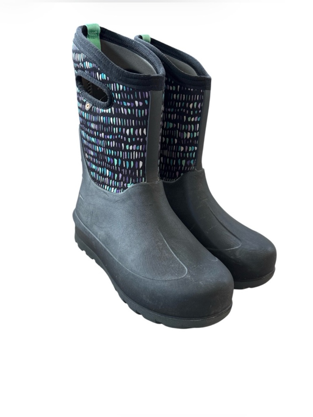 BOGS Neo-Classic‎ Twinkle Boots Youth 6 (EU 39) Black/Purple/Green